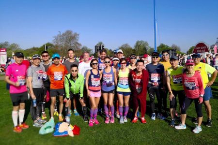 Group shot at Blackheath before going into the start zones