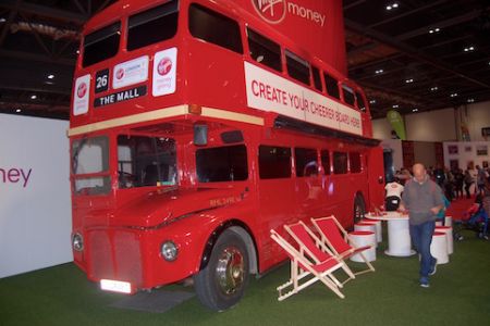 London bus for charity